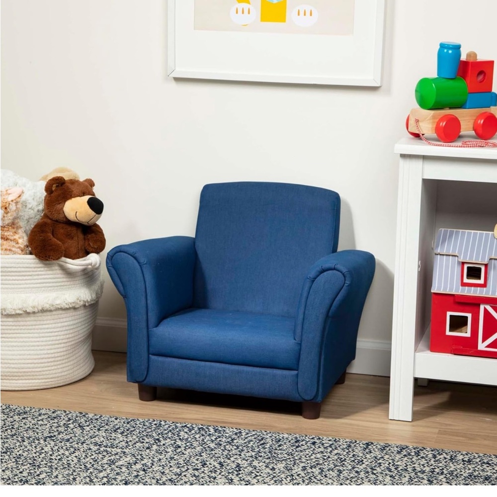 Melissa & Doug Blue Kids Armchair